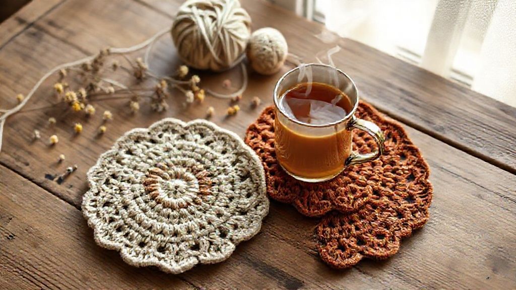 DIY Crochet Coasters: Quick & Cute Home Decor